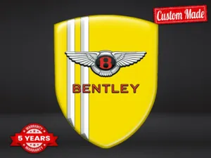 Bentley Custom Domes Sticker Premium Qualität Glänzende Labels